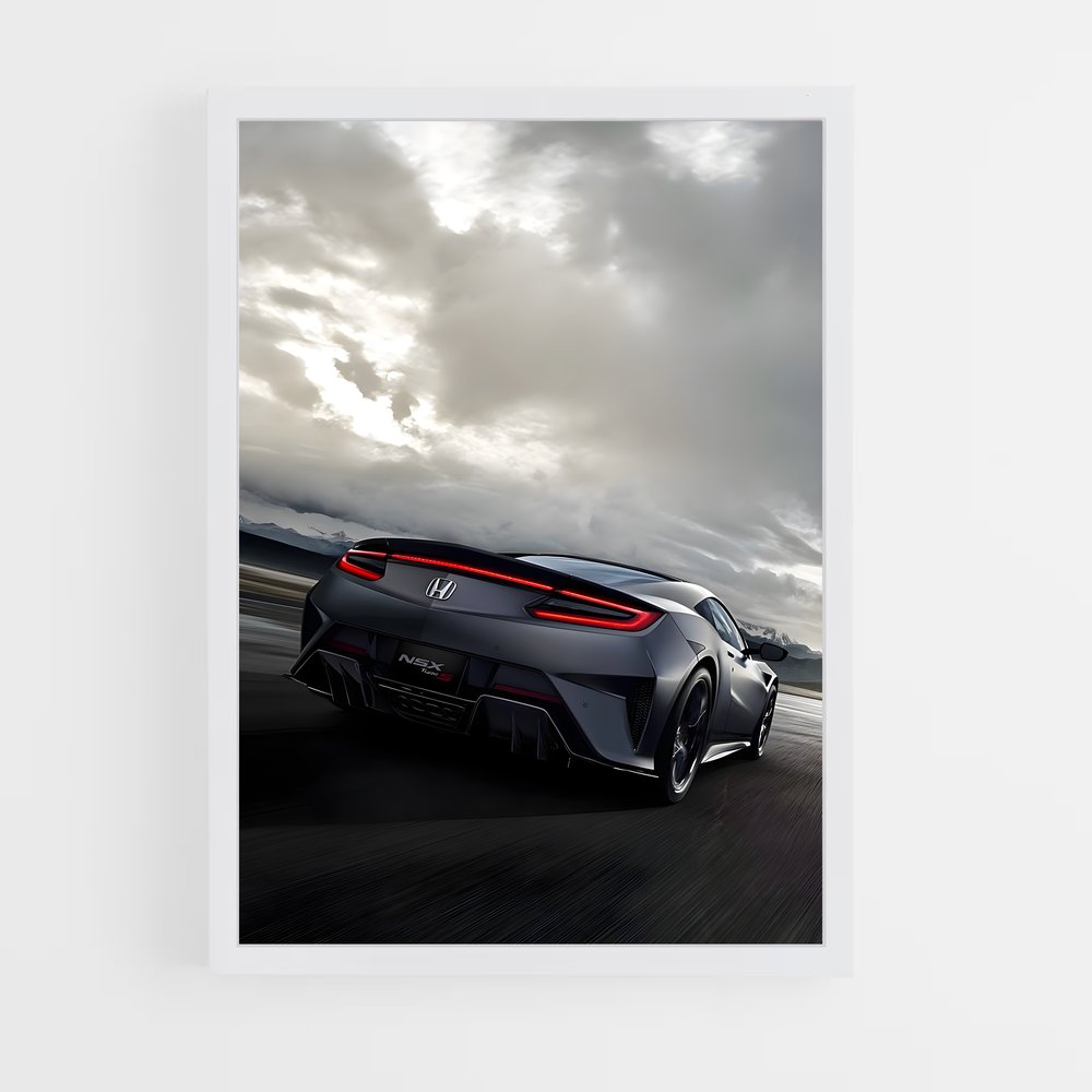Poster Nsx type motorsport – affiche Honda (vue 3)